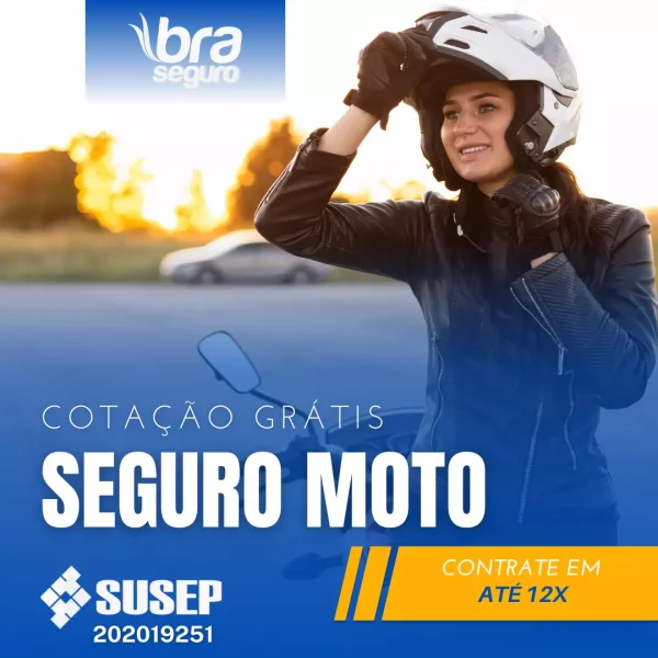 O seguro moto é essencial para proteger você e sua motocicleta contra os riscos do dia a dia. Ele oferece cobertura contra roubo, furto, colisão, incêndio, danos a terceiros, além de assistência 24 horas em casos de emergência. A Braseguro e suas seguradoras parceiras oferecem soluções completas de seguro moto, com coberturas abrangentes e opções personalizadas para atender às necessidades dos motociclistas. Contar com o suporte do gestor de risco e seguros Anderson Fernandes proporciona a expertise necessária para escolher o seguro adequado e garantir a proteção do seu veículo e de você mesmo.